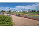 Well-maintained pickleball courts with ample space at 650 N Hawes Rd # 3820, Mesa, AZ 85207
