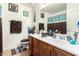 Main bathroom with double sinks and a shower/tub combo at 6827 S Sunrise Way, Buckeye, AZ 85326