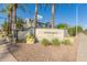 Community entrance sign for Villagio 2402, landscaped with palm trees at 2402 E 5Th St # 1429, Tempe, AZ 85288