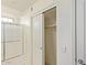 Bathroom with shower/tub, sliding door, and closet at 2402 E 5Th St # 1429, Tempe, AZ 85288
