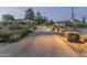 Long paved driveway leading to a private estate at 39839 N Spur Cross Rd, Cave Creek, AZ 85331