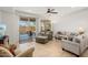 Cozy living room with patio access and lots of natural light at 20712 N 273Rd Ave, Buckeye, AZ 85396