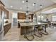 Gourmet kitchen featuring a large island and stainless steel appliances at 2072 E Blackhawk Ct, Gilbert, AZ 85298