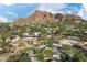 Aerial view of the property with Camelback Mountain in the background at 5919 N 45Th St, Phoenix, AZ 85018
