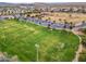 Large grassy sports field with goals and parking at 3331 W Hemingway Ln, Anthem, AZ 85086