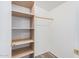 Closet with shelves and hanging rod at 2650 W Union Hills Dr # 54, Phoenix, AZ 85027