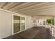 Covered patio with access to the back yard at 2650 W Union Hills Dr # 54, Phoenix, AZ 85027