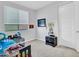 Bright bedroom with window blinds, closet, and nightstand at 24614 N 169Th Dr, Surprise, AZ 85387