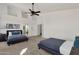 Spacious main bedroom with high ceilings and ample natural light at 5542 E Anderson Dr, Scottsdale, AZ 85254