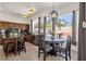 Kitchen with breakfast nook and pool view at 5542 E Anderson Dr, Scottsdale, AZ 85254