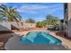 Inviting pool with spacious deck and lounge chairs at 5542 E Anderson Dr, Scottsdale, AZ 85254