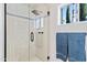 Clean shower with glass enclosure and tile surround at 8575 E Sharon Dr, Scottsdale, AZ 85260
