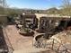 Spacious community patio with seating and mountain views at 13789 E Geronimo Rd, Scottsdale, AZ 85259