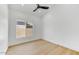 Spacious bedroom with light wood floors and a window at 13789 E Geronimo Rd, Scottsdale, AZ 85259