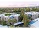 Aerial view showcasing building and mountain views at 5136 N 31St Pl # 648, Phoenix, AZ 85016