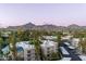 Aerial view of building and surrounding landscape at 5136 N 31St Pl # 648, Phoenix, AZ 85016