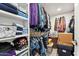 Large walk-in closet with shelving and hanging rods at 5136 N 31St Pl # 648, Phoenix, AZ 85016