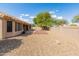 Small backyard with gravel and a tree at 8737 W Kimberly Way, Peoria, AZ 85382