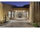 Elegant entryway with a fountain and a beautiful iron door at 15229 E Whisper Draw --, Fountain Hills, AZ 85268