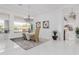 Elegant dining room with modern chandelier and large windows at 8536 E Preserve Way, Scottsdale, AZ 85266