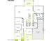 First floor plan showcasing an open concept layout at 4780 W Flat Iron Ct, Queen Creek, AZ 85144