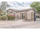 Community entrance with stone pillars and gated entryway at 846 N Pueblo Dr # 110, Casa Grande, AZ 85122