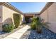 Front entry walkway with desert landscaping at 846 N Pueblo Dr # 110, Casa Grande, AZ 85122