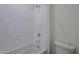 Clean bathroom with a shower/tub combo and toilet at 17978 W Long Lake Rd, Goodyear, AZ 85338