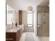 Spa-like bathroom with double vanity and large walk-in shower at 19360 N 73Rd St # 1065, Scottsdale, AZ 85255