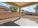 Covered patio and spacious backyard at 36977 W Mondragone Ln, Maricopa, AZ 85138