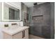 Contemporary bathroom with a large walk-in shower and modern vanity at 7788 E Main St # 1002, Scottsdale, AZ 85251