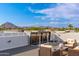 Rooftop deck boasts mountain views and comfortable seating at 7788 E Main St # 1002, Scottsdale, AZ 85251