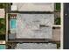 Aerial view of a house with a pool and landscaped backyard at 9622 W Villa Chula Dr, Peoria, AZ 85383