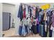 Walk-in closet with ample hanging and shelving space at 10523 E Simone Ave, Mesa, AZ 85212