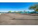 Outdoor basketball court with markings and surrounding fence at 10523 E Simone Ave, Mesa, AZ 85212