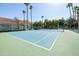 Well-maintained tennis court in a beautiful community setting at 2057 E Marquette Dr, Gilbert, AZ 85234