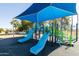 Modern playground with covered play area at 2057 E Marquette Dr, Gilbert, AZ 85234