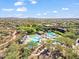 Aerial view showing resort-style pool and community amenities at 11856 W Lone Tree Trl, Peoria, AZ 85383