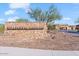 Stone entryway sign for the Chaparral Canyon community at 11856 W Lone Tree Trl, Peoria, AZ 85383