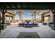 View of a water fountain through a covered walkway at 726 E Citrus Hollow Way, Queen Creek, AZ 85140