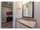 Bathroom with vanity and framed mirror at 726 E Citrus Hollow Way, Queen Creek, AZ 85140