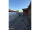 Gravel backyard area with brick wall at 3614 W Krall St, Phoenix, AZ 85019