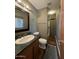 Clean bathroom with shower/tub combo, vanity, and toilet at 3614 W Krall St, Phoenix, AZ 85019