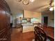 Kitchen with granite countertops, stainless steel appliances, and island at 3614 W Krall St, Phoenix, AZ 85019