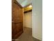 Walk-in closet with ample hanging space and shelving at 3614 W Krall St, Phoenix, AZ 85019