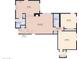 Floor plan showcasing a spacious living room, two bedrooms, and a kitchen at 14679 N Love Ct, Fountain Hills, AZ 85268