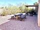 Simple patio with picnic table and chairs at 14679 N Love Ct, Fountain Hills, AZ 85268
