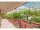 Private balcony overlooking a courtyard and trees at 7117 E Rancho Vista Dr # 2005, Scottsdale, AZ 85251