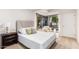 Comfortable bedroom with a plush bed and a view at 7117 E Rancho Vista Dr # 2005, Scottsdale, AZ 85251