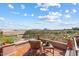 Relaxing patio with seating area and mountain views at 11420 N Kiowa Cir, Fountain Hills, AZ 85268